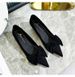 French Big Bow Single Shoes Female Spring And Autumn Royal Sister Style Shallow Mouth Wedges Ladle Shoes Occupation Low Heels_vogvips.com