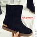 Women's Snow 2024 New Winter Fleece-Lined Thickened Short Boots Non-Slip Warm Bread Cotton Shoes For Outdoor Wear_vogvips.com