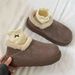 Women's Shoes Wool Version ~ Fur And Leather Snow Boots Women's Winter New Thick Sole Height Increase Two Wear Big Potato Thick Cotton Shoes Women_vogvips.com