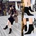 8788-7 Style Fashionable Simple Slim Heel High-heeled Suede Pointed Sexy Nightclub Slimming Short For Women And Nude_vogvips.com