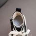 Girls' Boys' Korean Style Canvas Sneakers White mid Top Zipper Side Student Spring Autumn Trendy Athletic Shoes_vogvips.com