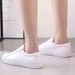 Women's White Sneakers 2024 Spring, Summer, Autumn Hot-selling New Model, Popular Versatile Student Sports Flat Casual_vogvips.com