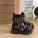 Thick-Soled Sweet Cool Design Martin For Women 2024 Autumn New British Style Motorcycle Versatile Street-Friendly_vogvips.com