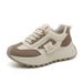 HY2511 New 2025 Spring And Autumn Women's Shoes Low Top Thick Bottom Simple Height Enhancing College Student Fashion Sneakers_vogvips.com