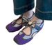 Lan Cabinet Version ~ Versatile Casual Fashion Color-Block Hollow Round-Toe Shallow Mouth Single For Women With Velcro_vogvips.com