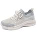 Women's New Mesh Breathable White Women's Autumn Fly Woven Niche Versatile Casual Shoes Soft Sole_vogvips.com