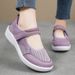 Women's Spring Summer New Breathable Casual Shoes With Versatile Soft Bottom Non Tiring Foot Velcro For Middle Aged And_vogvips.com