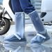 Waterproof Shoe For Cycling, Thickened Wear-Resistant Over-the-Knee High Tube Boots, Heavy Rain Boot Covers_vogvips.com