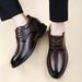 High End Brand Office Business Dress Shoes Men's Inner Height Shoes Thick Soled Simple Black Men's Genuine Leather Casual Shoes_vogvips.com
