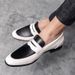 Large Size 47 Slip-On British Style Business Casual Men's Shoes, Trendy Genuine Leather_vogvips.com