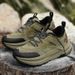 Men's Hiking Shoes Suede Leather Outdoor Shoes Wear-resistant Men Trekking Walking Hunting Tactical Sneakers_vogvips.com