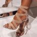 SHLIANG Women Sandal High Heels Gladiator Ankle Strap Sandals Summer Ladies Party Pumps Shoes Sandal Big Size For Women Y0257_vogvips.com