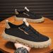 Labor Protection Men's New Summer Breathable Work Korean Version Versatile Shoes, Crocodile Pattern Sports Casual Board_vogvips.com