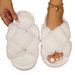 Furry For Women, Autumn And Winter, Outdoor Non-Slip Indoor Thick Sole Home Fuzzy Maternity Cotton Slippers_vogvips.com