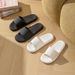 Women's For Use, Non-Slip Bathroom Shower Couple Thick-Soled Indoor Home Men's Summer Simple Slippers_vogvips.com