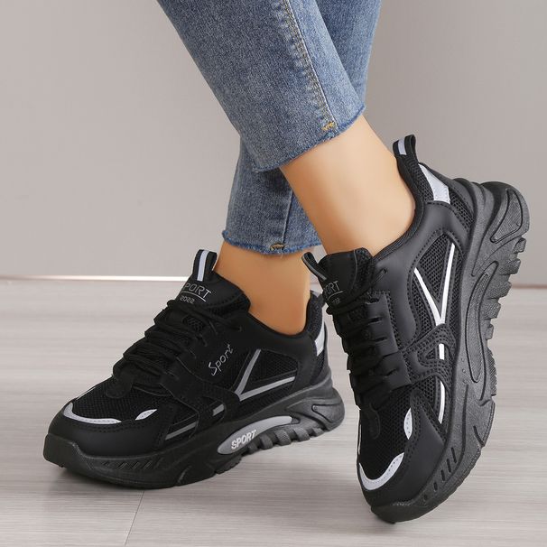 2026 Spring/Summer Cross-Border Casual Sports Thick-Soled Mesh Dad Foreign Trade Soft-Soled Running Student Shoes_vogvips.com