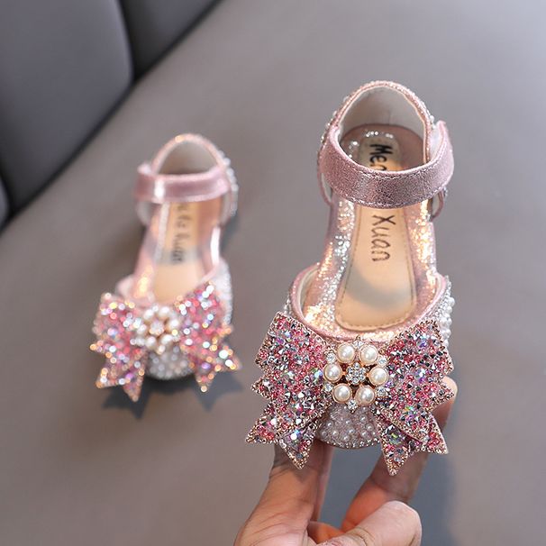 Girls Little Big Child Princess Casual Single Shoes Show Shoes Little Girl Child Children Leather Shoes_vogvips.com