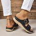 New Plus Size Women's Shoes, Independent Diamond, Fashionable Wedge Heel, Casual Sandals, Roman Slippers, Sandals_vogvips.com