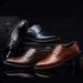 Suitable For All Seasons Genuine Leather Single Business Formal Wenzhou Men's Shoes Extra Large Size 46 47 48_vogvips.com