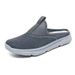 Breathable Mesh Men's Half-Support Summer Outdoor Thick-Soled Slip-On Casual Sports Beach Shoes Couple Cross-Border_vogvips.com