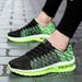 Spring And Autumn New Flyknit Air Cushion Men's Shock Absorbent Running Korean Edition Breathable Couple Casual_vogvips.com