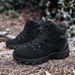 Men's Tactical Boots For Outdoor Training, Hiking & Desert Exploration - Durable PU Leather Combat Shoes Running, Riding Camping Desert Adventure_vogvips.com