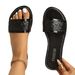 Sequin And Rhinestone Slippers For Women, 2026 Spring/summer New Model, Foreign Trade Flat Simple Casual Beach Sandals_vogvips.com