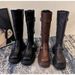 Trendy Black Over-the-Knee Slimming Thick-Soled For Women 2025 New Autumn Chunky Heel Short Boots_vogvips.com