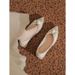 Women S Elegant Pearl Embellished Pointed Toe Heels With Floral Accents For Bridesmaids Light Colored Low Heeled Wedding_vogvips.com
