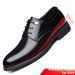 Men's Elevator Dress Shoes Low-cut Vintage Leather Lace-up Formal Shoes Large Size_vogvips.com