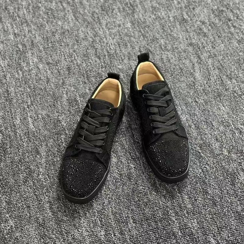 Dia Casual Men's Breathable Leather Sewn Black Fashion Comfortable Low-top Shoes_vogvips.com