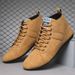 Men's Autumn New British Style High-top Boots Lightweight Casual Shoes Trendy Loafers For Men_vogvips.com