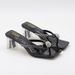 Women's Shoes Summer New Fashion Square Toe Round Rhinestone High Heel Sandals With Transparent Heel Chunky Heel Plus Size Slippers_vogvips.com