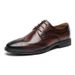 Euro Step Summer New Brogue Korean Style Business Formal Groom Wedding British Casual Shoes For Men Genuine Leather Breathable_vogvips.com