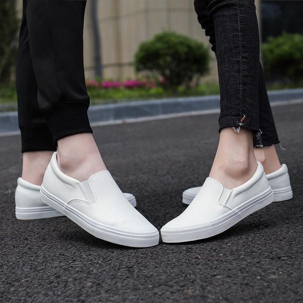 Fashion Women's Vulcanized Shoes Men's Casual Shoes Student White Shoes Women Couple's Skateboard Shoe Sneakers Zapatos Hombre_vogvips.com