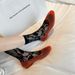 Korean Pointed Toe Jelly Shallow Mouth Single Crystal PVC Outdoor Casual Sandals Slip-On Hollow Dance Shoes_vogvips.com