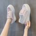 2026 Summer New Thick-Soled Height-Increasing Women's White Sneakers 8cm Small Size Casual Mh Breathable Versatile_vogvips.com