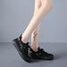 Summer And Autumn New Korean-style Ins White Sneakers For Female Students, Mesh Breathable Lightweight Casual Shoes_vogvips.com