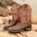 Retro Western cowboy tall knight boots man_vogvips.com