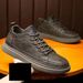Spring Men's Shoes New Breathable Waterproof Non Slip Chef Shoes Men's Trendy All Match Black Leather Shoes Casual Shoes_vogvips.com