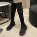 Chunky-heeled Knight Boots Women's Autumn/Winter New Retro Western Long Boots_vogvips.com