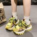 Women's Chunky White Sports Sneakers Autumn Trendy British Style Casual Forrest Gump Single Shoes_vogvips.com