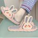 Women's Spring And Summer Cute Girly Bunny For Students Home Bedroom All Seasons Silent Cotton Linen Slippers_vogvips.com