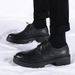Elevated Dress Shoes For Men 5cm Height Increasing Leather Low-cut Formal Footwear_vogvips.com
