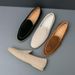 Xiyin Casual Lazy Slip-On Business Flat Loafers Men's Leather Shoes_vogvips.com