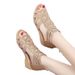 Roman 2025 New Leather Fashionable Outdoor Soft Sole Hollow Women's Sandals Plus Size_vogvips.com
