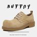 Vintage Tooling Shoes Mickey Big Head Derby Shoes Round Head Casual Thick Sole Heightening Martin Boots_vogvips.com
