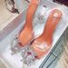 2024 Spring New Transparent Diamond Pointed Crystal High Heels With Thin Heels, Baotou Sandals, Fairy Style Single Shoes_vogvips.com
