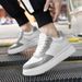 Breathable Invisible Inner Height Increase, Men's Shoes Sot Baseplate Shoes Men's Casual White Shoes_vogvips.com