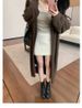 Square-toed Washed Horsehide Skinny Short Boots For Women's Autumn 2025 New Style_vogvips.com